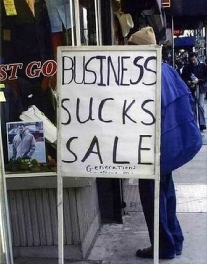 business sucks