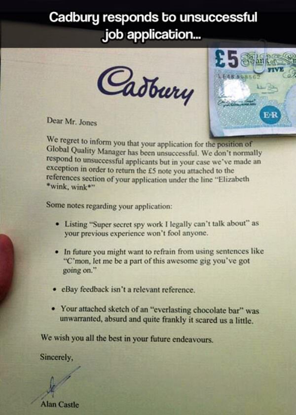 Cadbury Response funny picture