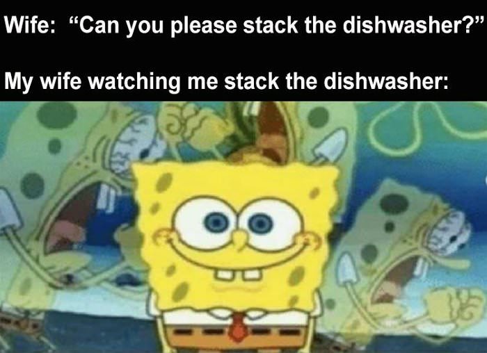 can you stack the dishwasher