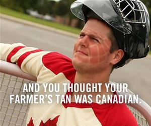 canadian farmers tan funny picture