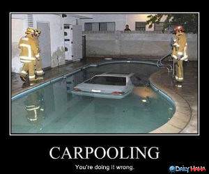 Car Pooling funny picture