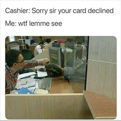 card declined