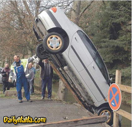 How did the driver get out