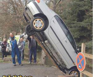 How did the driver get out