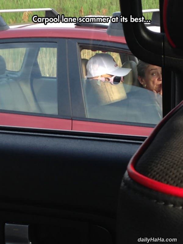 carpool scammer funny picture
