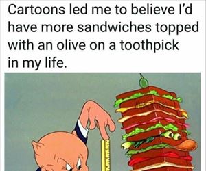 cartoons led me to believe