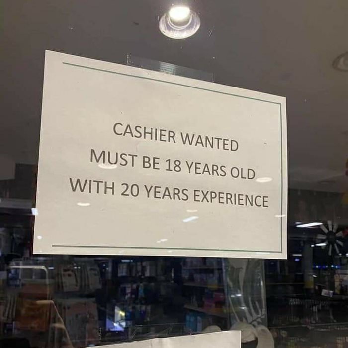 cashier wanted
