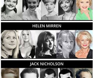 celebs aging timeline funny picture