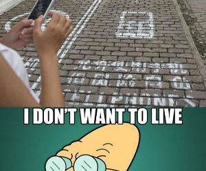 cell phone lane funny picture