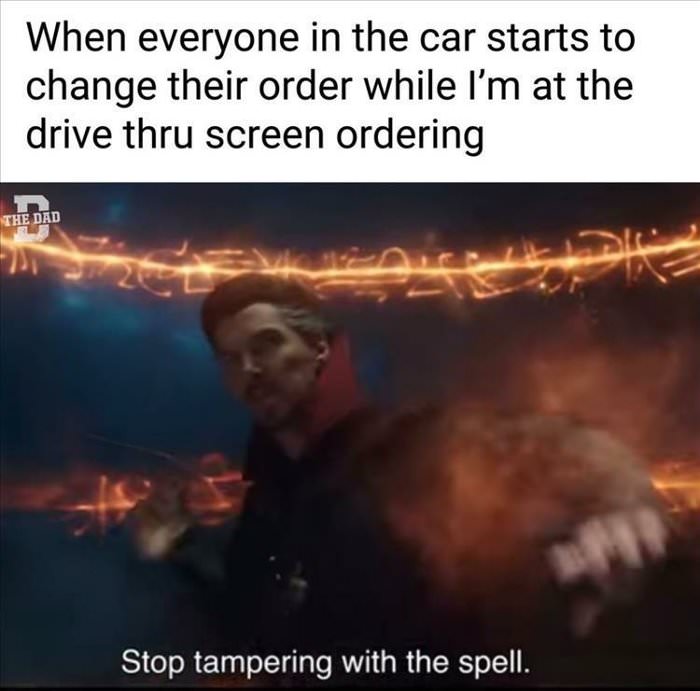 changing their order