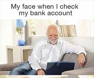 checking my bank account