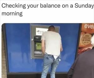 checking the balance