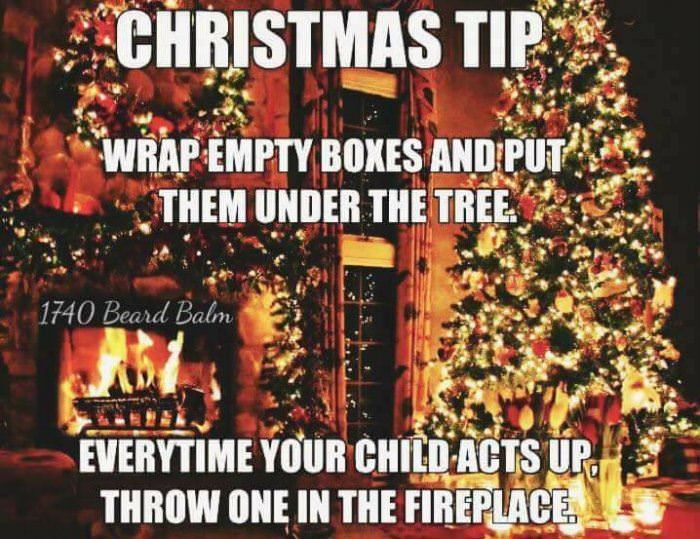 christmas tip for parents funny picture
