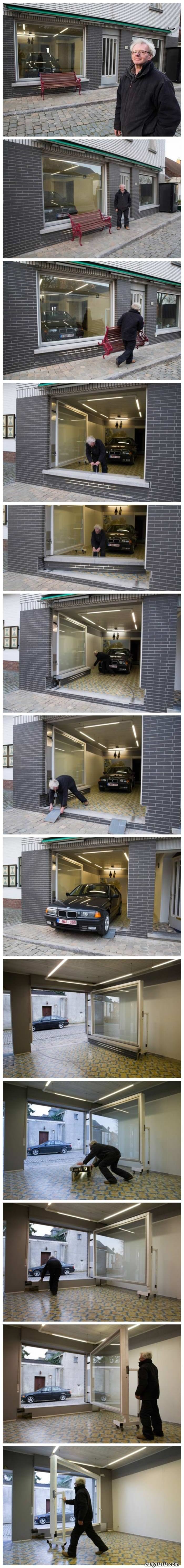 city denied man a garage permit funny picture