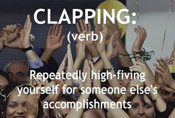 Clapping Defined funny picture