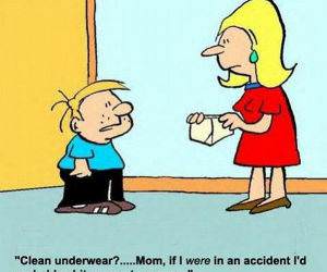 Clean Underwear Funny Picture