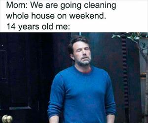 cleaning the whole house