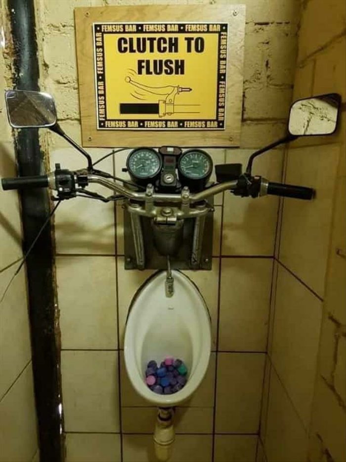 clutch to flush ... 2