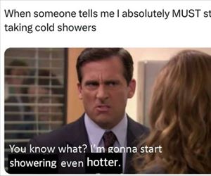 cold showers