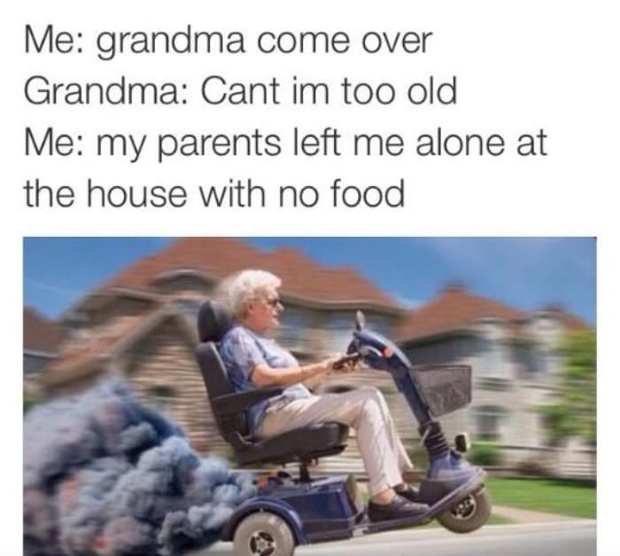 come save me grandma funny picture