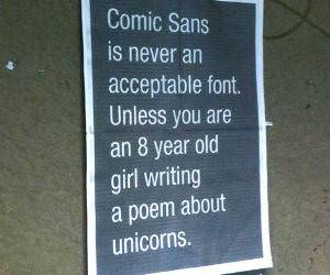 Comic Sans funny picture