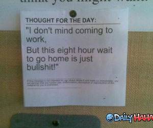 Coming To Work funny picture
