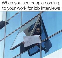 coming to your job