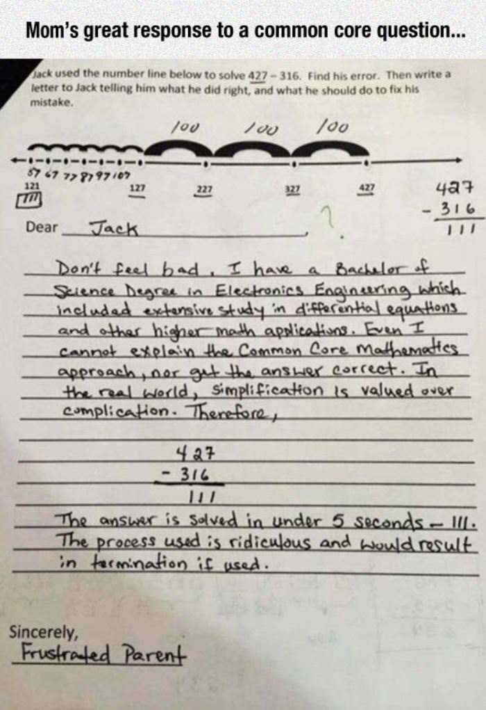 common core is weird funny picture
