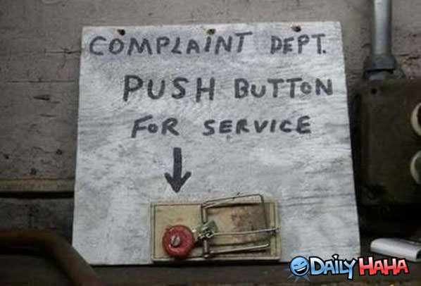 Complaint Department funny picture