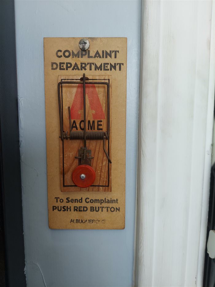 complaint dept