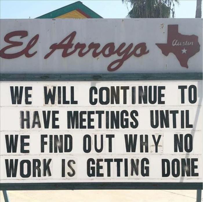 continue having meetings