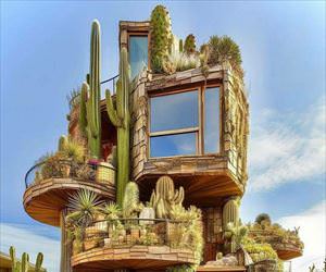cool cactus house