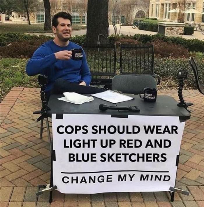 cops should wear