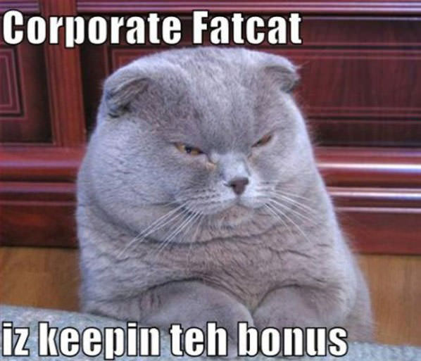 Corporate Fat Cat funny picture