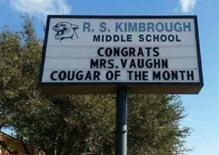 cougar of the month