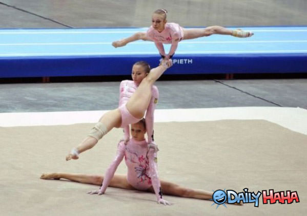 Crazy Gymnasts funny picture