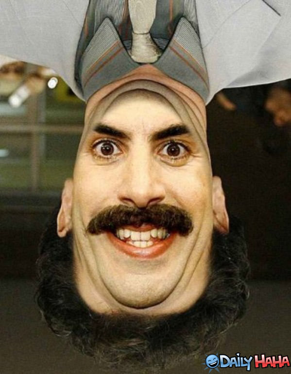 Crazy Borat Face funny picture
