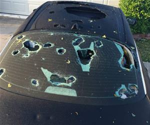 crazy hail storm funny picture