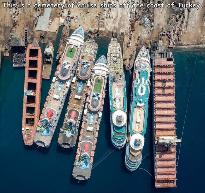 cruise ship cemetery