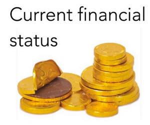 current financial status funny picture