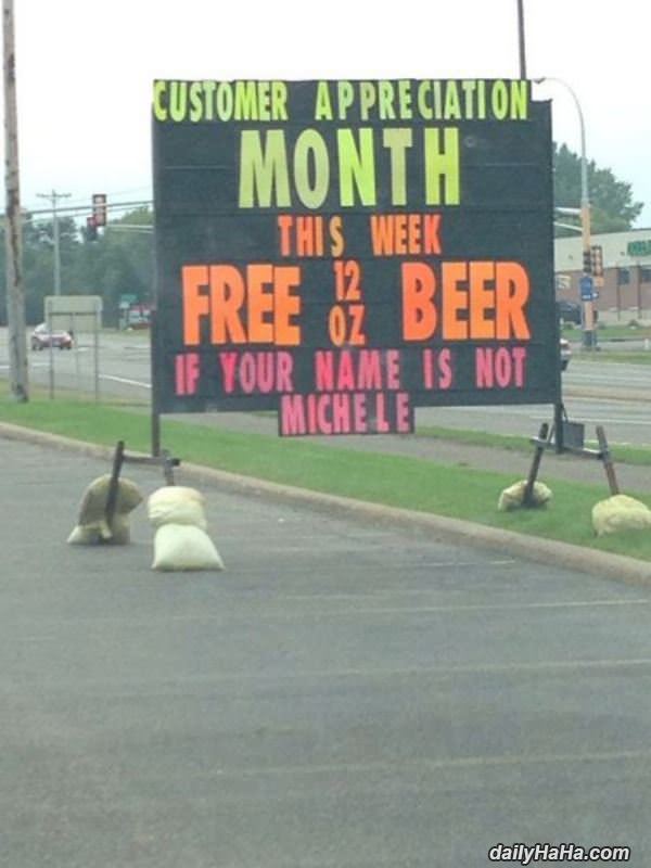 customer appreciation funny picture