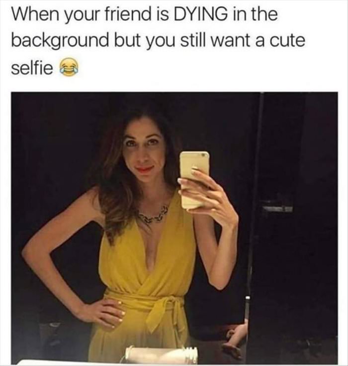 cute selfie