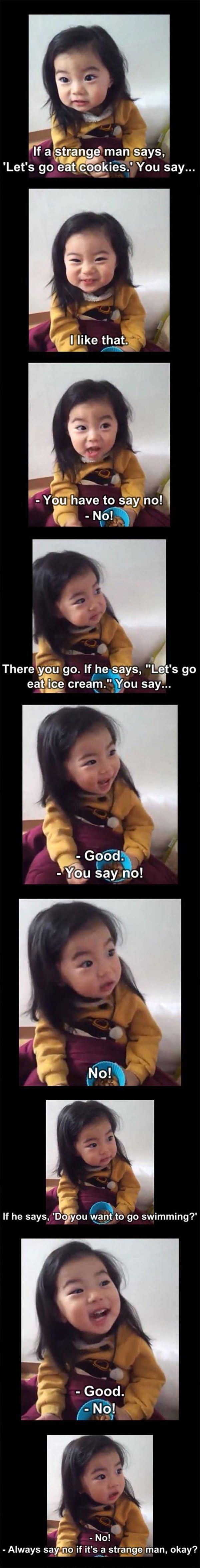 cute girl learning life lessons funny picture