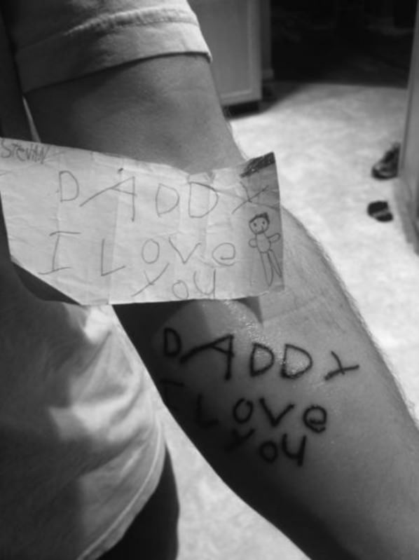 Daddy Love Tattoo funny picture