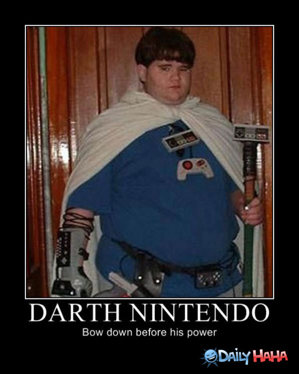 Darth Nintendo funny picture