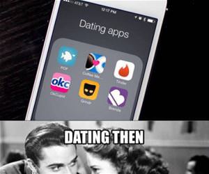 dating then and dating now funny picture