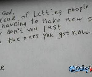 Dear God funny picture