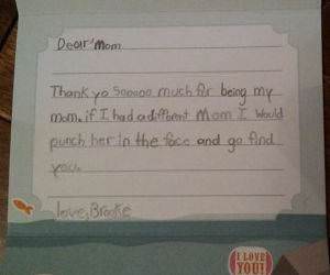 Dear Mom funny picture