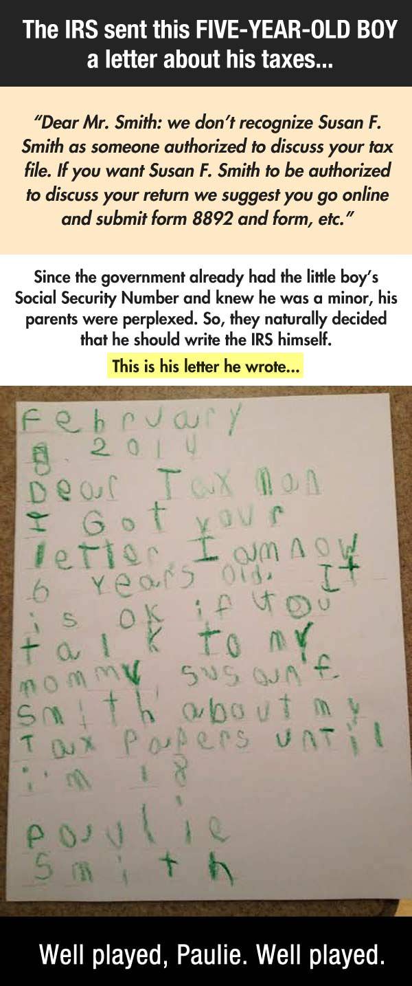 Dear Tax Man funny picture