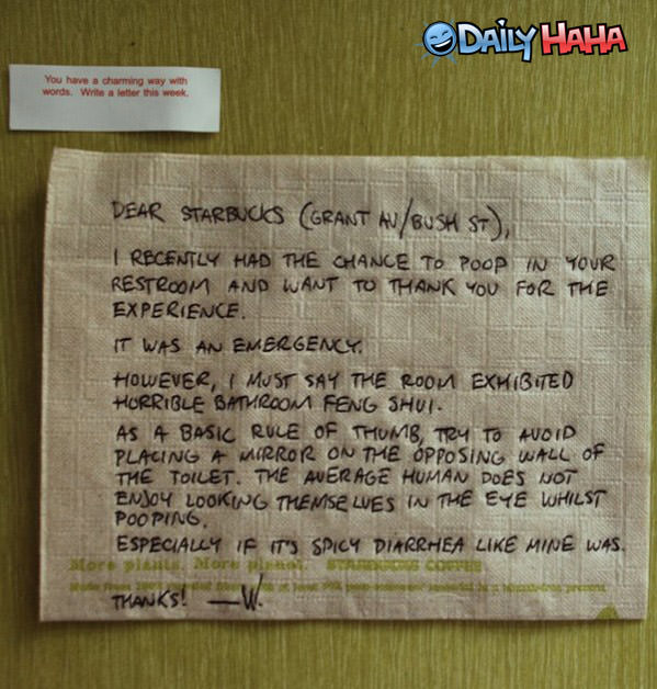 Dear Starbucks funny picture